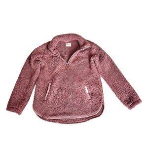 Abercrombie & Fitch Purple Sherpa Fleece